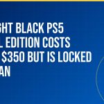 Midnight Black PS5 Digital Edition costs about $350 but is locked to Japan