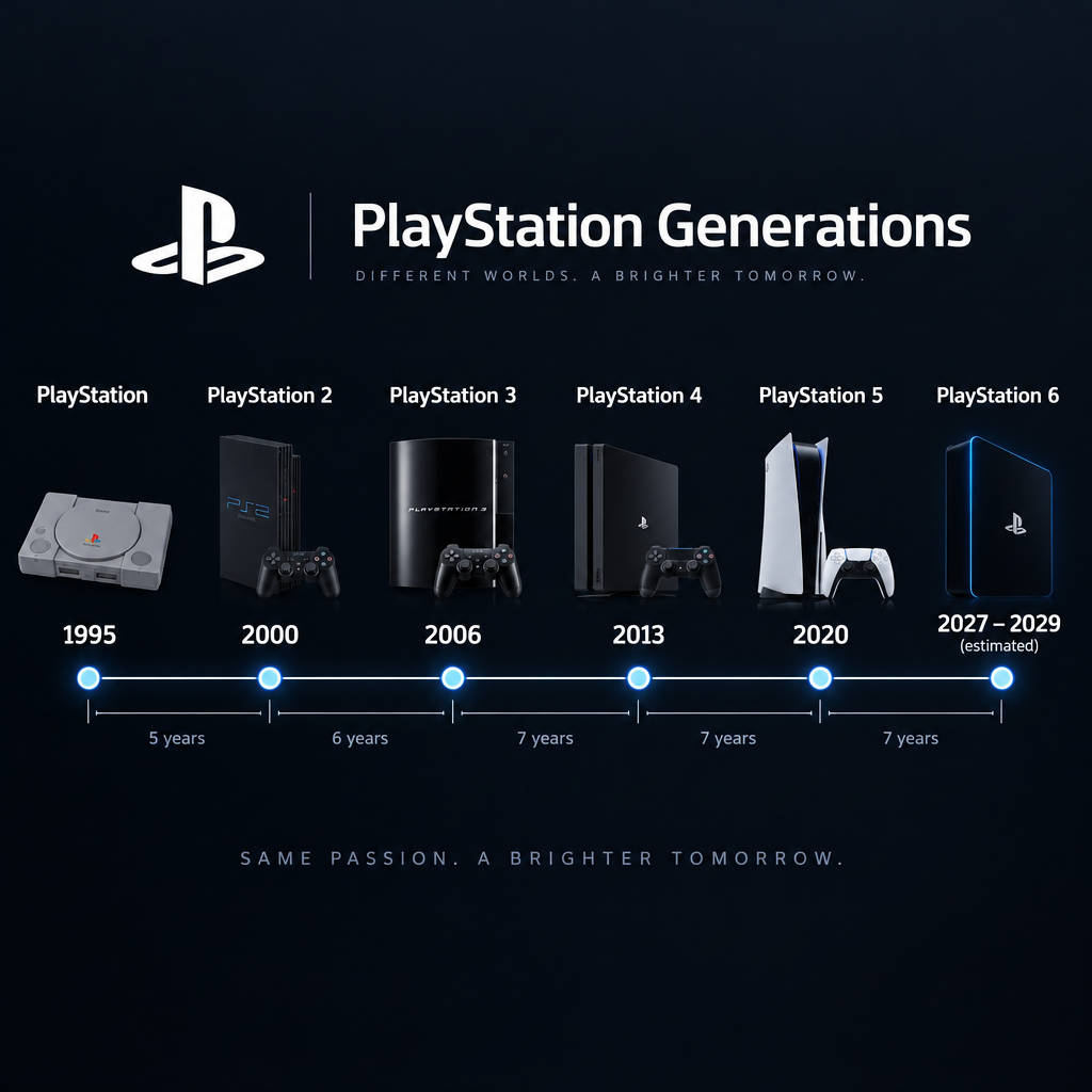 PlayStation Console Release Timeline