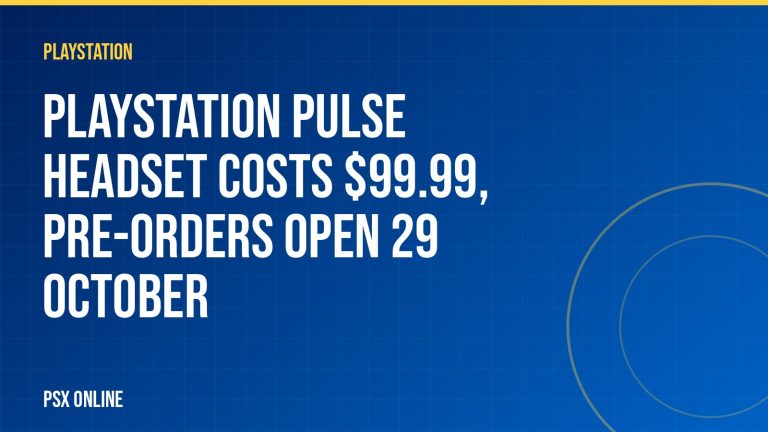 PlayStation Pulse headset costs $99.99, pre-orders open 29 October