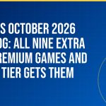 PS Plus October 2026 catalog: all nine Extra and Premium games and which tier gets them