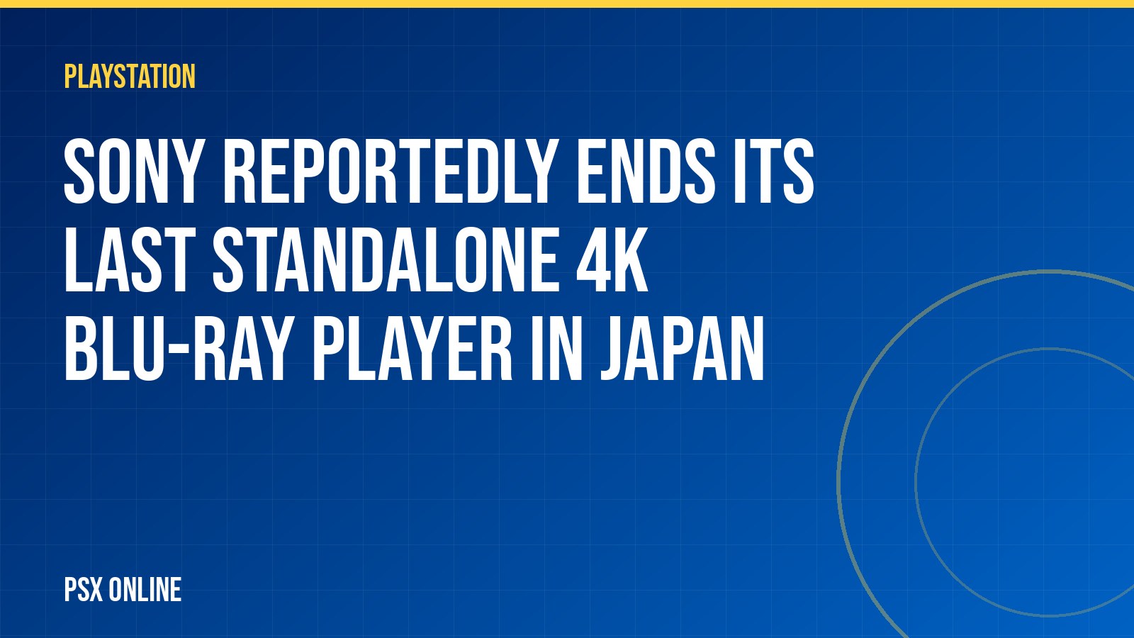 Sony reportedly ends its last standalone 4K Blu-ray player in Japan